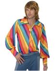 1970s Colour Shirt (Feestkleding heren, Verkleedkleding)