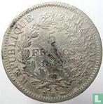 Frankrijk 5 francs 1849 (K), Verzenden, Frankrijk, Losse munt, Goud