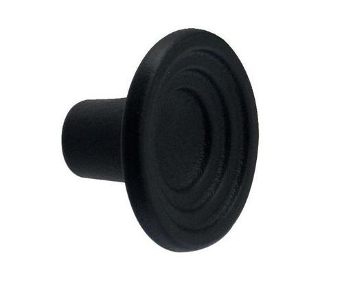 Knop Vesuvio 46 mm Zwart, Doe-het-zelf en Verbouw, Hang- en Sluitwerk, Nieuw, Ophalen of Verzenden