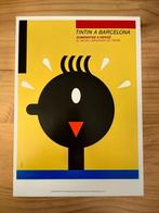 Peret - Reprint del cartel homenaje a TINTIN / Barcelona, Antiek en Kunst, Kunst | Tekeningen en Foto's