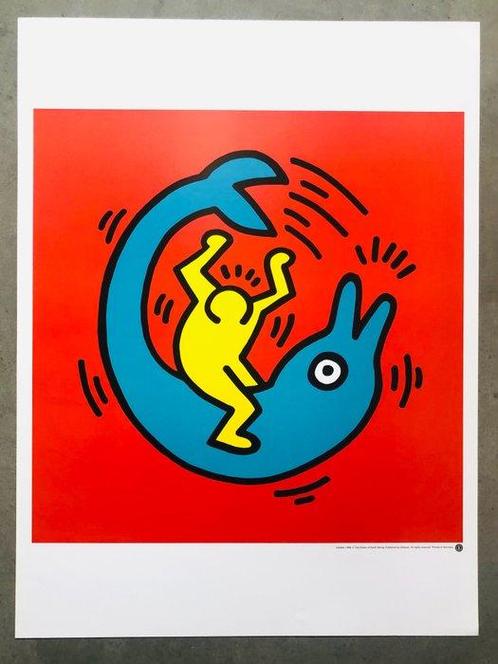 Keith Haring (after) - Untitled - Offset lithography -, Antiek en Kunst, Kunst | Tekeningen en Foto's