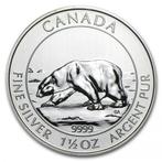 Canada Polarbear 1.5 oz 2013, Zilver, Losse munt, Verzenden, Noord-Amerika