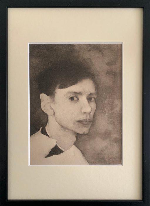 Jan Mankes (1889-1920) - Zelfportret  uit 1910, Antiek en Kunst, Antiek | Overige Antiek