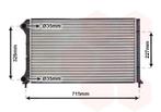 RADIATOR VOOR FIAT DOBLO 2001-2005 4674901846803035, Ophalen of Verzenden, Nieuw