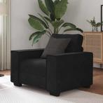 vidaXL Fauteuil 60 cm fluweel zwart, Verzenden, Nieuw, Eenpersoons, Stof