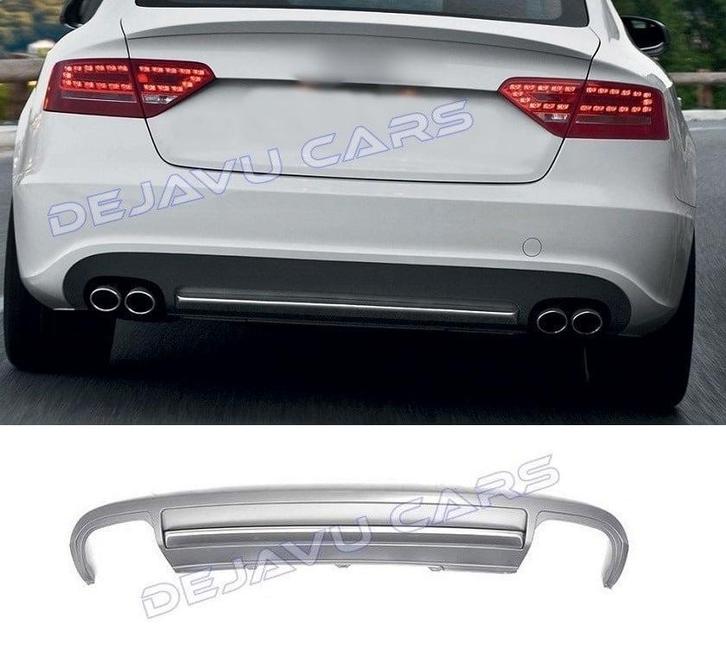 S5 Look Diffuser voor Audi A5 8T Sportback, Auto-onderdelen, Carrosserie en Plaatwerk, Achter, Bumper, Nieuw, Audi, Ophalen of Verzenden
