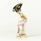 Meissen Porseleinen Figuur Cupido met Doedelzak, Verzamelen, Ophalen, Nieuw