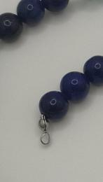 Zonder Minimumprijs - Halsketting - 18 karaat Witgoud Lapis, Sieraden, Tassen en Uiterlijk, Kettingen, Nieuw