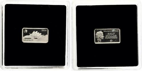 1/2 dollar Solomon Islands ½ Dollar 2014 Lev Sydney zilver, Postzegels en Munten, Munten en Bankbiljetten | Toebehoren, Verzenden