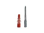 Etanco Afstandschroeven 4,5x80mm met plug 100 stuks, Doe-het-zelf en Verbouw, Isolatie en Afdichting, Ophalen of Verzenden, Nieuw