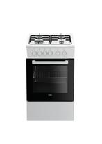 BEKO FSS52001DWNL Gasfornuis, Ophalen, Nieuw, 4 kookzones, Gas