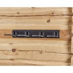 Metalen strip 60 cm met drie fietswiel ophanghaken -, Fietsen en Brommers, Fietsaccessoires | Overige Fietsaccessoires, Ophalen of Verzenden