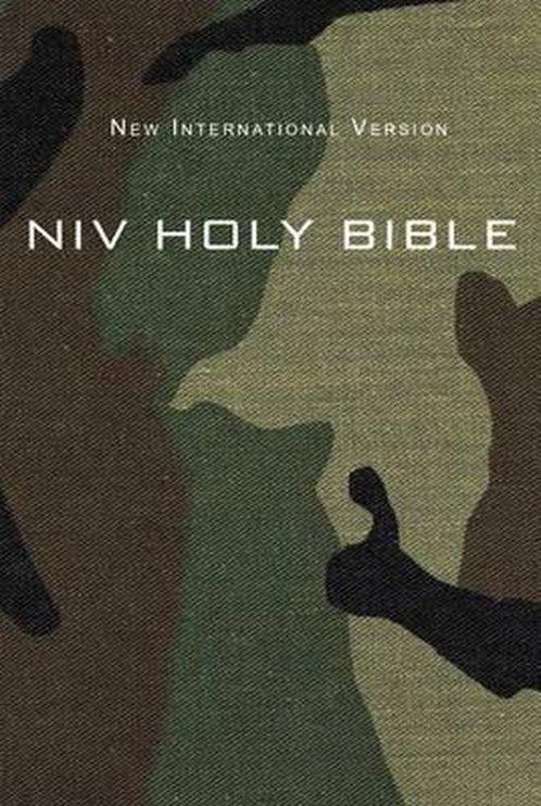 NIV, Holy Bible, Compact, Paperback, Woodland Camo, Boeken, Taal | Engels, Gelezen, Verzenden