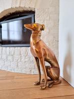 sculptuur, Whippet - 52 cm - Aluminium, Antiek en Kunst