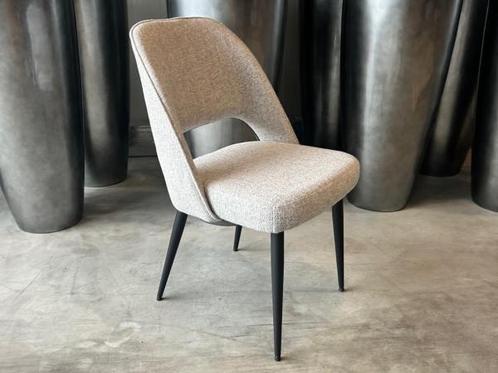 Veiling - Eetkamerstoel Chef (set van 6) Linnenstof - Lichtg, Huis en Inrichting, Stoelen, Nieuw