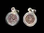Alexander Yannai 103-76 B.C. Prutah Stunning Widows Mite, Postzegels en Munten