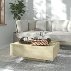 vidaXL Salontafel 85x55x31 cm bewerkt hout sonoma, Huis en Inrichting, Tafels | Salontafels, 50 tot 100 cm, Verzenden, Nieuw, 50 tot 100 cm