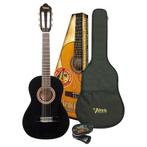 Valencia VC104KBK klassieke gitaar pakket: 4/4 gitaar met, Muziek en Instrumenten, Snaarinstrumenten | Gitaren | Akoestisch, Ophalen of Verzenden