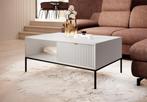 Meubella | Salontafel met lade hotel chique wit goud