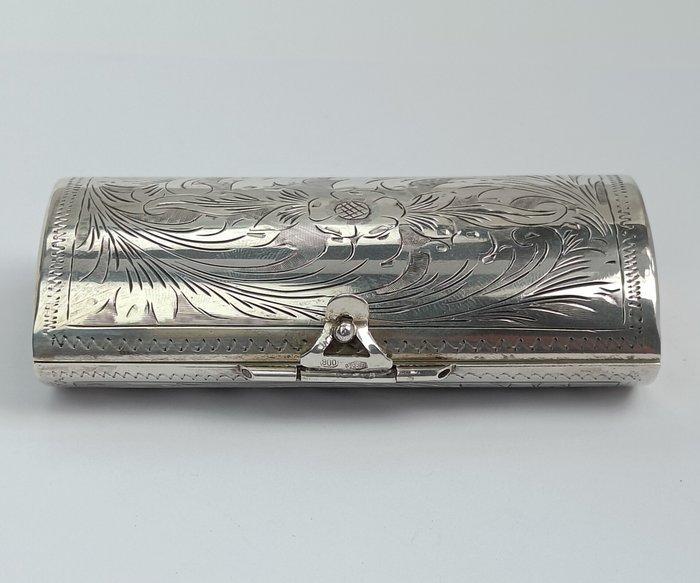 Belluci & Galli - Sigarettendoos - .800 zilver, Antiek en Kunst, Antiek | Goud en Zilver