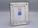 Fotolijst - .925 zilver, natuurlijke turkoois edelstenen -, Antiek en Kunst