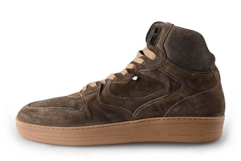 Floris van Bommel Hoge sneakers in maat 42½ Bruin | 10%, Kleding | Heren, Schoenen, Bruin, Zo goed als nieuw, Sneakers of Gympen