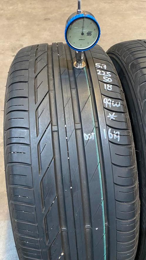 225/50/18 99W* Bridgestone Turanza T001 5,7mm profiel 2 stuk, Auto-onderdelen, Banden en Velgen, 18 inch, Erkend duurzaam, Zomerbanden