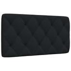 vidaXL Hoofdbordkussen 100 cm stof zwart, Verzenden, Nieuw, Zwart, Stof