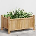 vidaXL Plantenbak 50x30x25 cm bamboe, Verzenden, Nieuw, Hout