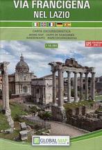 Wandelkaart Via Francigena in Lazio Latium | Global Map, Boeken, Atlassen en Landkaarten, Nieuw, Verzenden