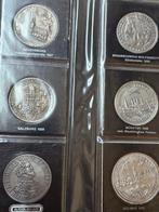 Duitsland. 26 zilveren medailles in originele map met