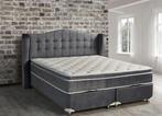 Opberg Boxspring Miami, Verzenden, Nieuw, Tweepersoons