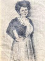 Pietro Scoppetta (1863-1920), att - Ritratto di donna