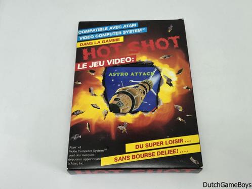 Atari 2600 - Hot Shot / Goliath - Astro Attack, Spelcomputers en Games, Games | Atari, Gebruikt, Verzenden