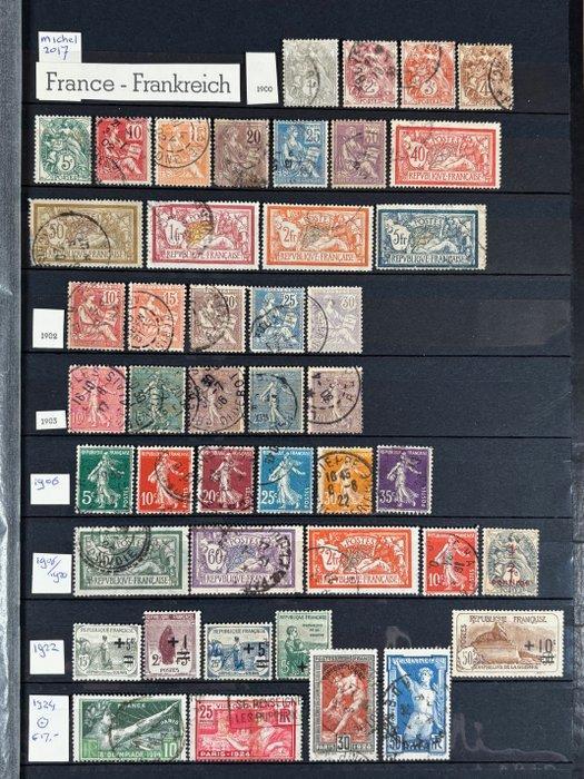 Frankrijk 1900/2005 - Verzameling in stockboek en 2 Davo, Postzegels en Munten, Postzegels | Europa | Frankrijk