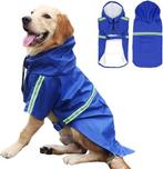 Tweedekans | Dutchwide - Hondenjas - Regenjas Hond - Blauw -, Dieren en Toebehoren, Ophalen of Verzenden, Zo goed als nieuw