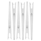 Triangle Antipasti Vorkenset – 6 Stuks – Roestvrij Staal, Ophalen of Verzenden, Nieuw