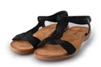 Ella Cruz Sandalen in maat 40 Zwart | 10% extra korting, Verzenden, Zwart, Sandalen of Muiltjes, Zo goed als nieuw