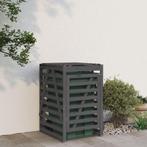 Containerberging 84x90x128,5 cm massief grenenhout grijs, Huis en Inrichting, Verzenden, Nieuw
