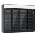 Koelkast 4 Glasdeuren 2060L INS-2060R BL, Gebruikt, Koelen en Vriezen