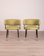 Fauteuil (2) - Metaal, Synthetisch leder