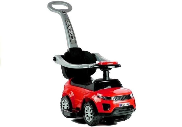 Loopauto - met duwstang - rood - 84x44x85 cm, Kinderen en Baby's, Speelgoed | Buiten | Voertuigen en Loopfietsen, Nieuw, Ophalen of Verzenden