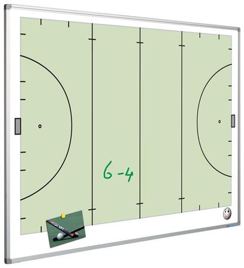 Whiteboard met hockeyveld - 90 x 120 cm, Zakelijke goederen, Kantoor en Winkelinrichting | Kantoormeubilair en Inrichting, Ophalen of Verzenden
