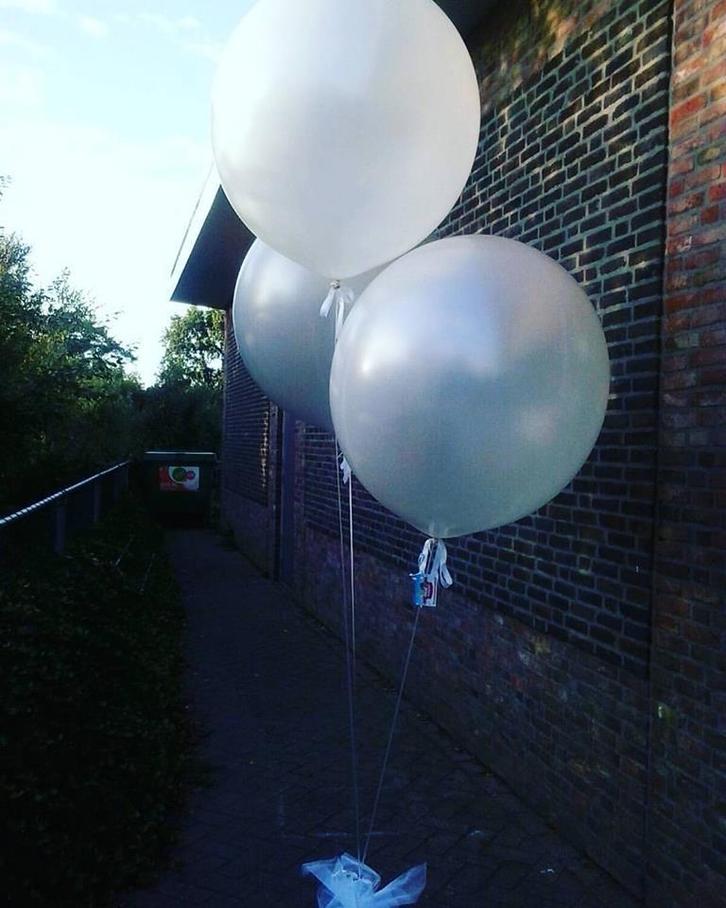 Grote helium Ballon-Transparant met hartjes, met pasta, Kleding | Heren, Carnavalskleding en Feestkleding