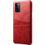 ProGuard OnePlus 8T Hoesje Slim Leder Kaarthouder Rood, Verzenden, Nieuw, Hoesje of Tasje