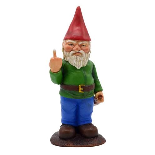 Ondeugende Tuinkabouter - Decor Standbeeld Ornament Hars, Tuin en Terras, Overige Tuin en Terras, Nieuw, Verzenden