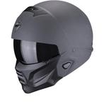 Scorpion Exo-Combat II Graphite Donkergrijs Jet Helmet, Motoren, Kleding | Motorhelmen, Verzenden, Jethelm, XXL, Nieuw met kaartje