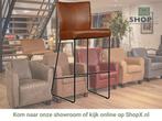 Leren barkruk Mate hoog - Granada Savannah (cognac), Huis en Inrichting, Barkrukken, Nieuw, Leer, Ophalen of Verzenden, 90 cm of meer