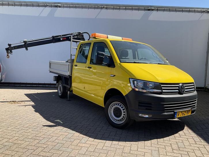 Volkswagen Transporter 2.0 TDI HIAB kraan Kastinrichting Tre, Auto's, Bestelauto's, Lease, Handgeschakeld, Overige kleuren, Financial lease