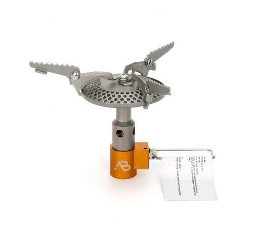 AB-16 ultra light compact gasfornuis inklapbaar , titanium, Caravans en Kamperen, Kampeeraccessoires, Nieuw, Ophalen of Verzenden